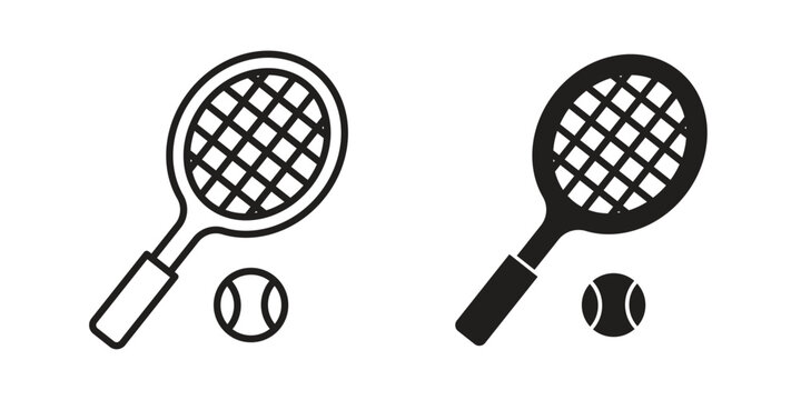 Tennis icons symbol. vector illustration pack for apps and designs