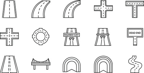 Regulatory Traffic Signage with Bold High-Contrast Graphics. Driver Education Material. Public Safety Theme © Iresha
