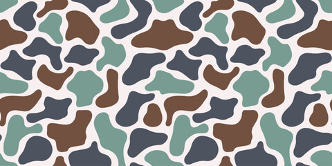 vector duck hunting camouflage pattern, seamless pattern, camo pattern © Rashid