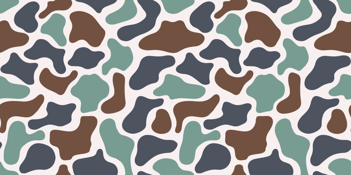 vector duck hunting camouflage pattern, seamless pattern, camo pattern