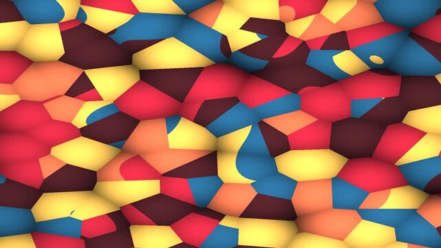 Abstract bumpy colorful geometric pattern background texture illustration design