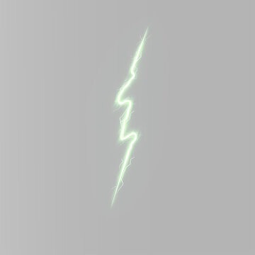 Green lightning bolt overlay, showcasing dynamic energy and contrast, perfect for creative design projects and visual storytelling green tunder png