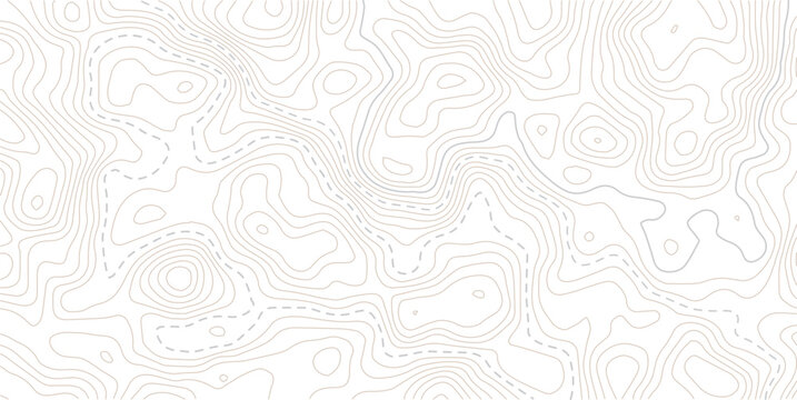 Light topographic topo contour map background. Geographic abstract grid. vector illustration.Contour maps topo contour map on white background, Topographic contour lines.
