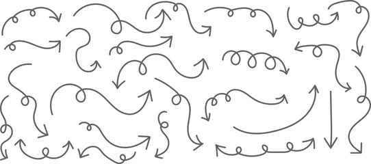 Obraz premium A complex network of arrows and squiggles forming a dynamic pattern