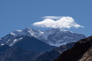 Obraz premium Cielo Aconcagua paisaje cordillera de los Andes