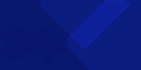 Obraz premium Abstract blue background. Modern simple blue geometric design. Minimal shapes. Suit for booklet, brochure, banner, poster, website, flyer, cover, corporate, backdrop. Vector