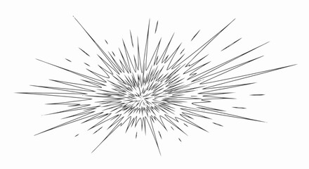 Obraz premium Explosion Burst Starburst Effect Graphic Design Element.