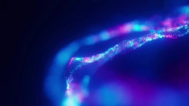 Futuristic AI Visualization with Neural Connections