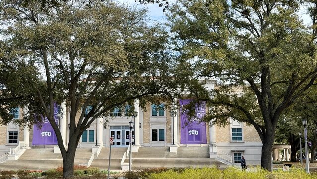 Texas Christian University (TCU) is located in Fort Worth, Texas, USA. It is regarded as one of the best universities.