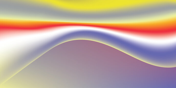 Elegant Abstract Wave Background in blue, red, yellow, and orange, Amazing Web Design Element or Digital Art Display. New esp vector