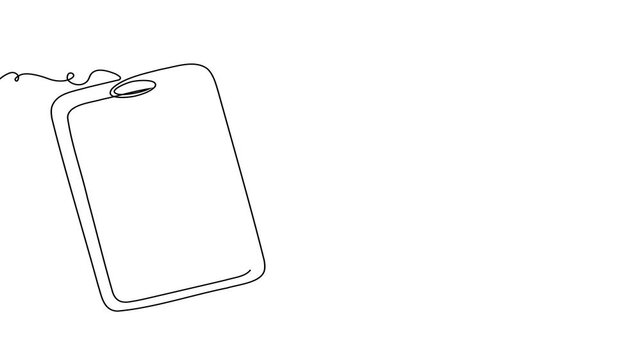 Line one art icon document continuous list illustration single check clipboard. Art line one test data survey checklist pen paper vector business report doodle notebook agenda sketch board form.