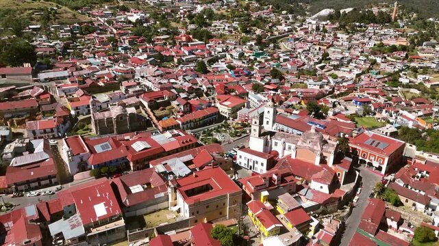 Discover Real del Monte in Hidalgo Mexico with Red Roofs and Mountain Views