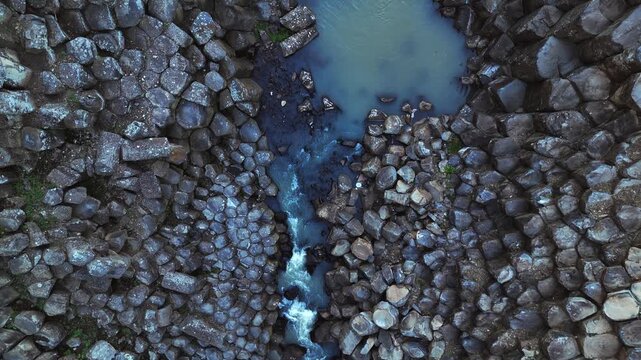 Explore Prismas Basalticos in Hidalgo Mexico and the river flowing nearby