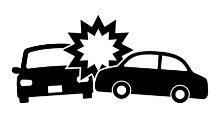 車2台の追突事故