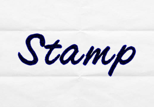 Ink Bleed Text Effect