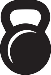Fototapeta premium unique kettlebell vector icon