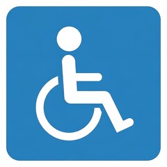 Disability access symbol sign icon.