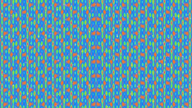 Abstract vibrant colorful pattern with green purple dots and lines