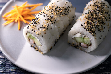 sushi on a plate © DC