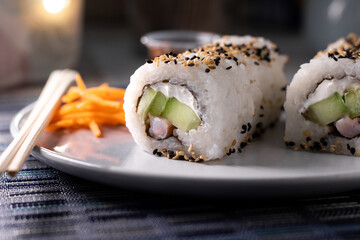 sushi on a plate © DC