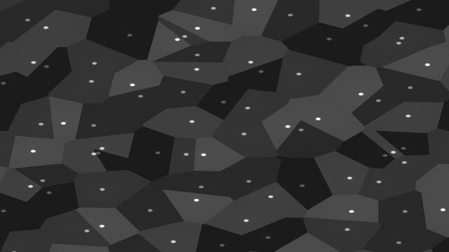 Voronoi diagram abstract dark gray background texture
