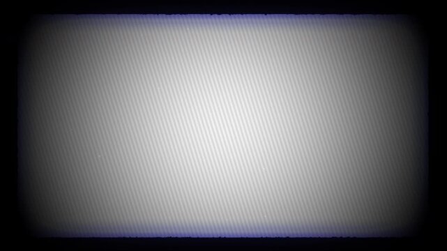 CRT TV Screen Static Noise, Analog Retro VHS Overlay, Video Effect.  Crt tv screen crt tv screen displays a grainy pattern effect enclosed within a dark rectangular border.
