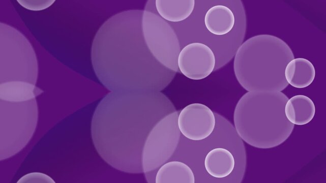 Purple abstract background with moire pattern, circles, and motion effect in a dynamic video