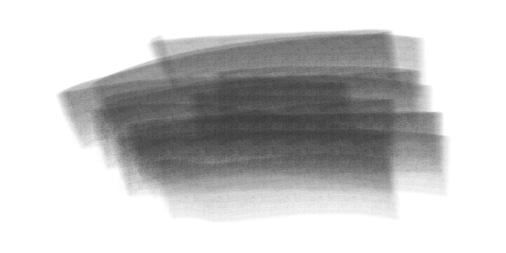 Translucent Black Marker Scribble Stroke and Redacted Mark