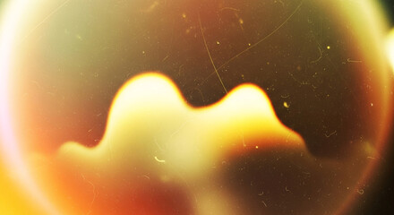 Warm Glowing Abstract Background with Vintage Film Texture and Light Leaks