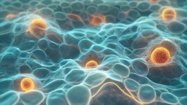 Cinematic INTERFERON-mediated intracellular defense mechanisms triggered in hyper-realistic cellular environment