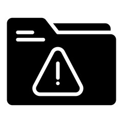 Folder Alert Icon
