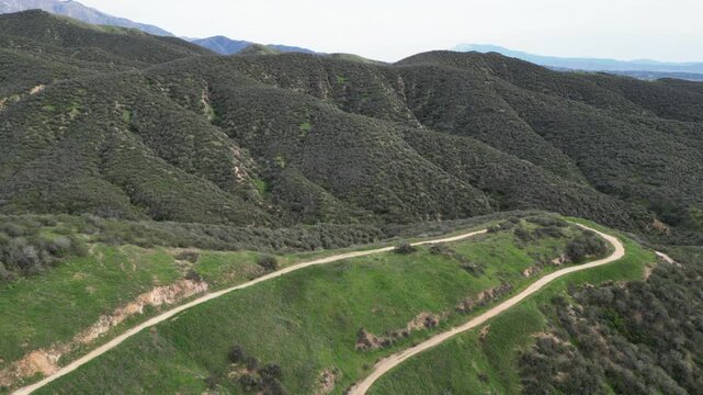 An Earthquake Fault Survey of Crafton Hills, california, near Yucaipa, California, looking at the geographic areas formed by plate tectonics.