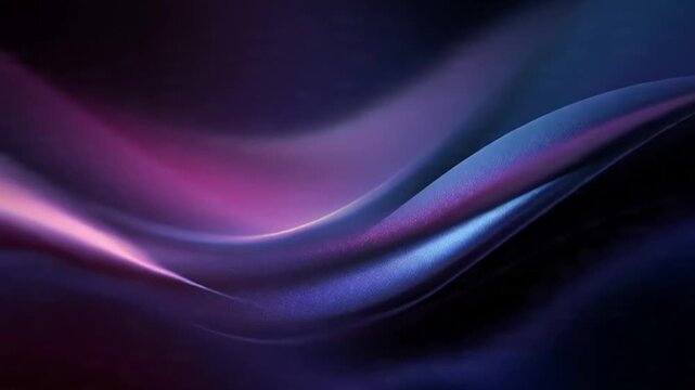Dark blue and purple abstract smooth blurred wavy motion background