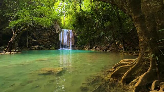 Erawan waterfalls, Thailand