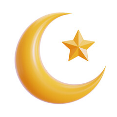 Islamic symbol 3D Illustration