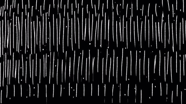 Dynamic Abstract Hand Drawn Scribble Lines Motion Graphic Overlay with Alpha Channel