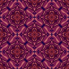 Fototapeta premium Seamless pattern with flower