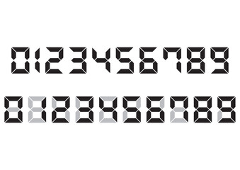 デジタル風数字