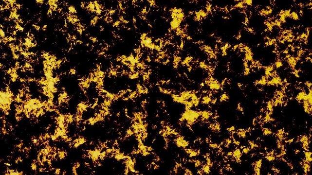 An abstract seamless yellow fire background vector featuring a vintage floral pattern with orange leaf textures and decorative star ornaments for a festive winter textile design illustration