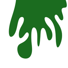 Obraz premium green paint splash