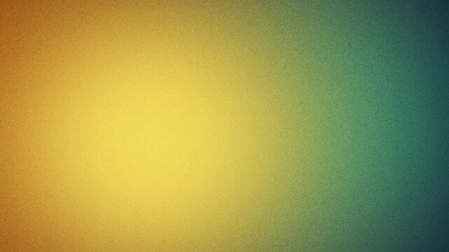 Colorful abstract gradient background blending teal, green, yellow, and orange tones with subtle grain texture animation loop. Concept of juneteenth, business presentation, corporate and tech visuals