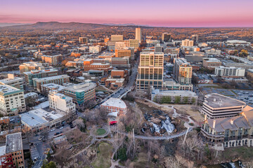Obraz premium Greenville, South Carolina downtown