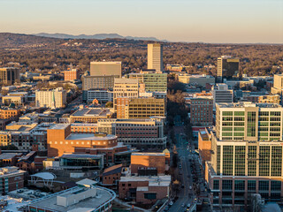 Greenville, South Carolina downtown