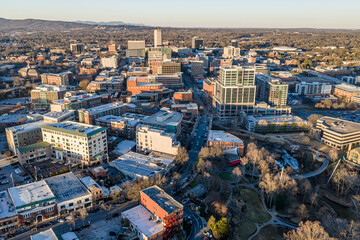 Greenville, South Carolina downtown