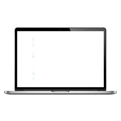 Laptop icon isolated on transparent background