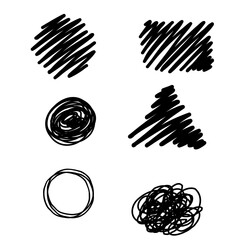 手描きのペン書き塗りつぶし背景