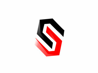 Modern Letter S Logo Design for Gaming or Sports Identity. © tagline