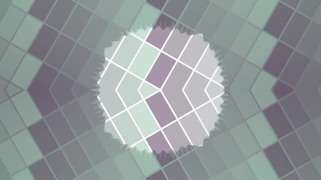 Geometric Pattern Transitioning Through Shapes.