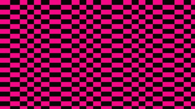 Vivid Optical Illusion with Checkerboard Pattern and Vibrant Colors