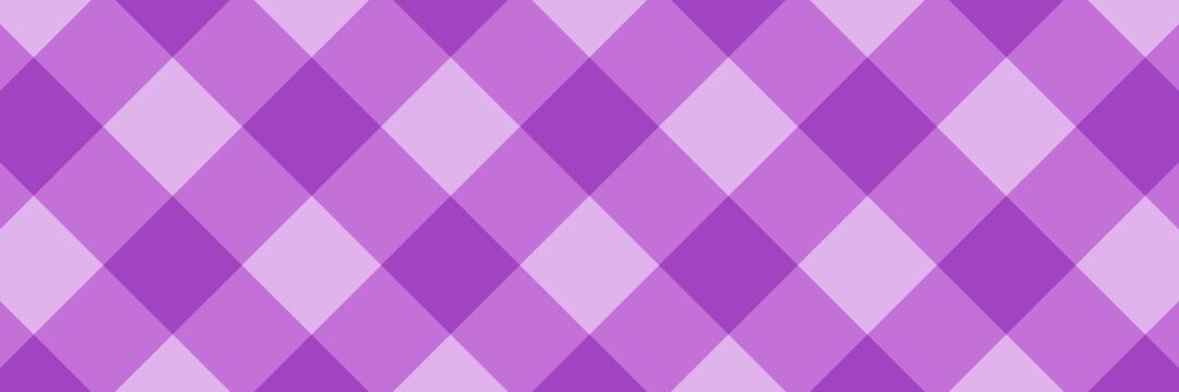 Purple and lilac argyle checkered pattern background. Lavender plaid pattern backdrop. Classic purple aesthetic checkered plaid pattern.